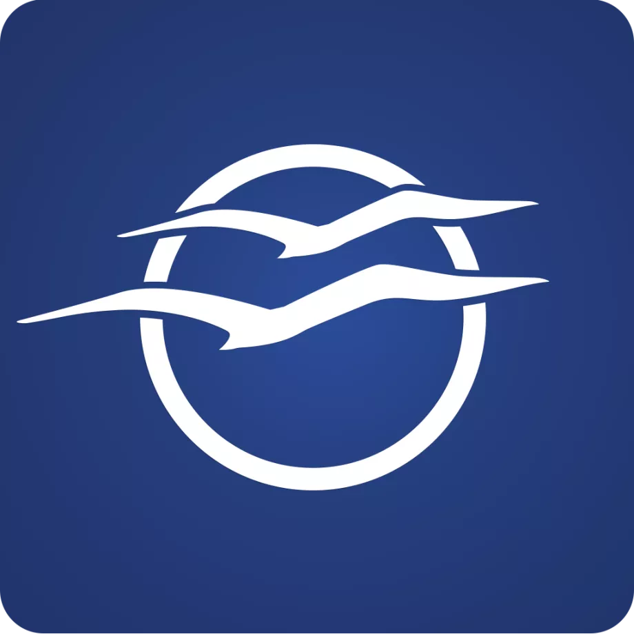 Desconto do logótipo do Egeu