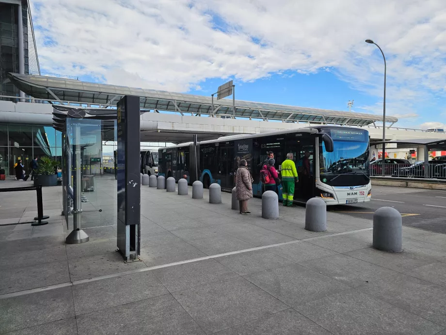 Autocarro urbano para o centro de Málaga