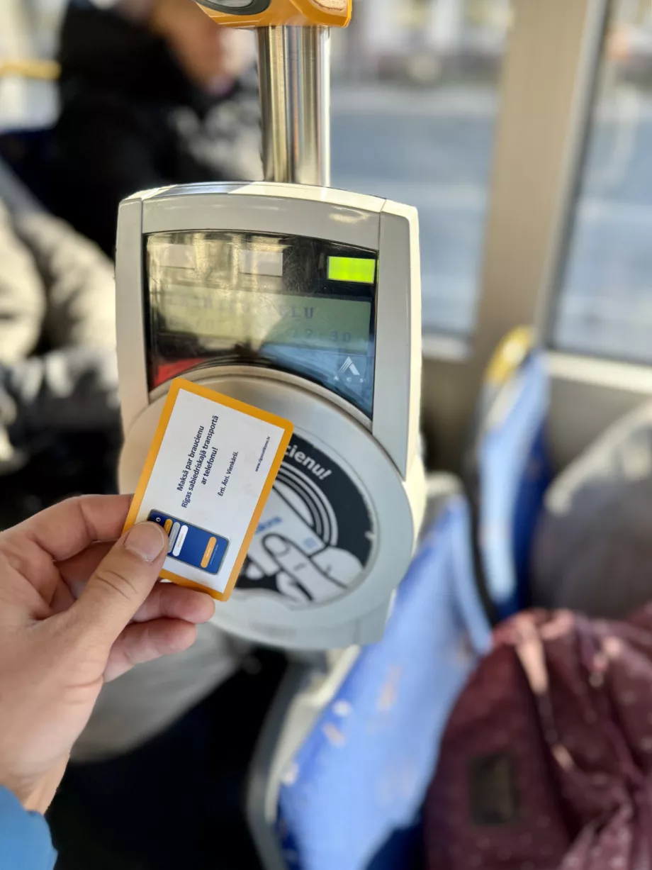 Marcação de bilhetes nos transportes públicos