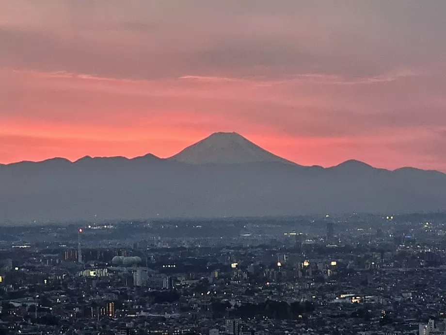 Monte Fuji a partir do edifício do Governo Metropolitano de Tóquio
