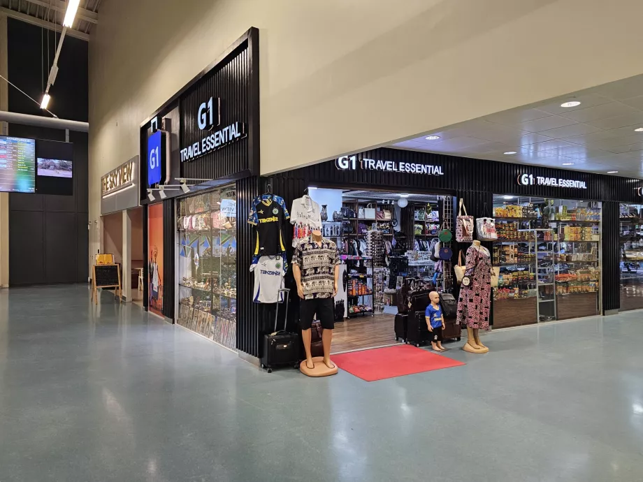 Lojas, zona de trânsito, Terminal 3