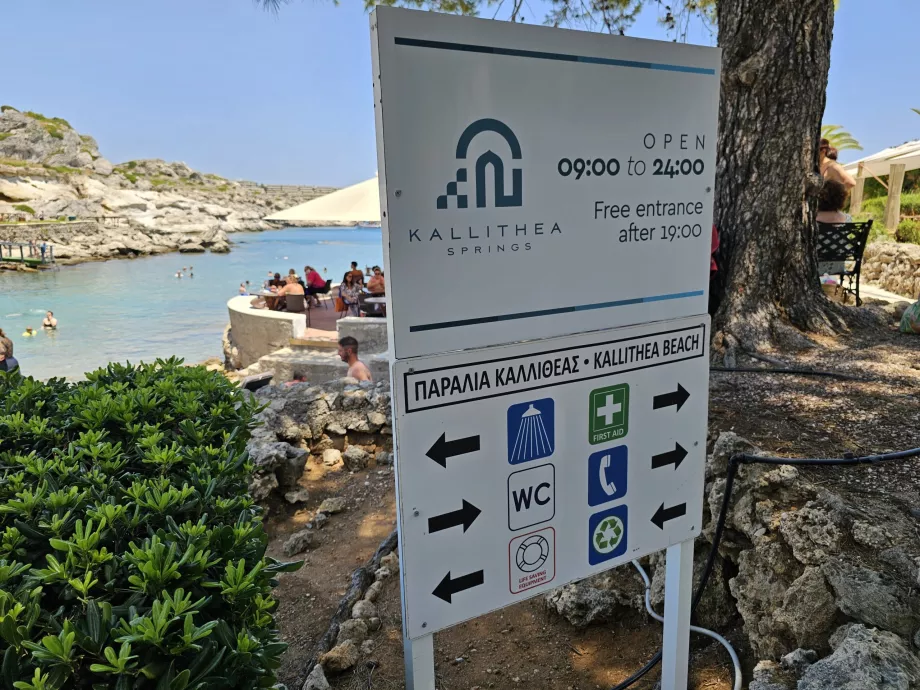 Horário de abertura Kallithea Springs