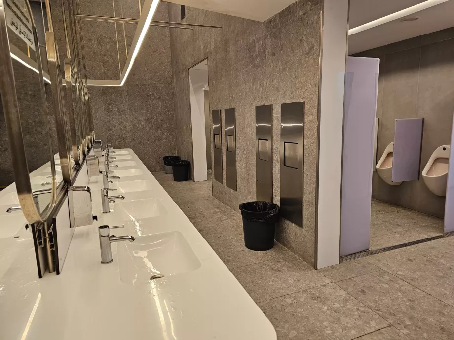 Casas de banho na Mesquita Azul