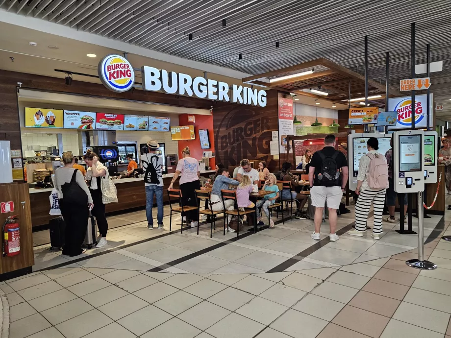 Burger King, zona de trânsito