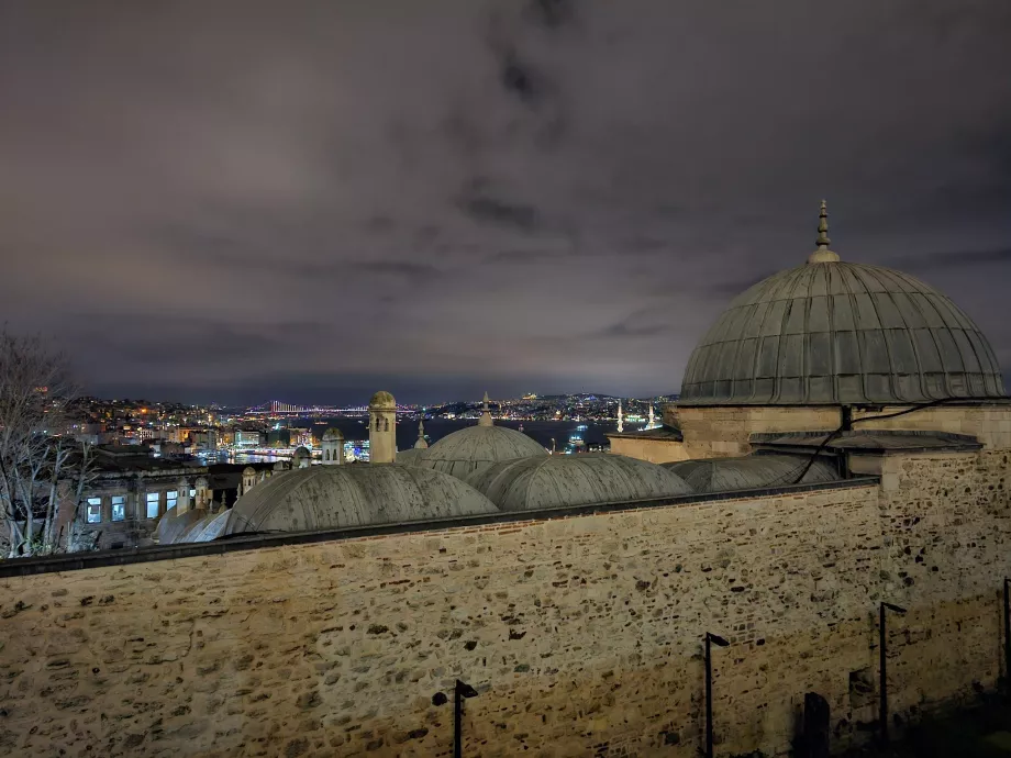 Mesquita de Suleiman, vista de Istambul