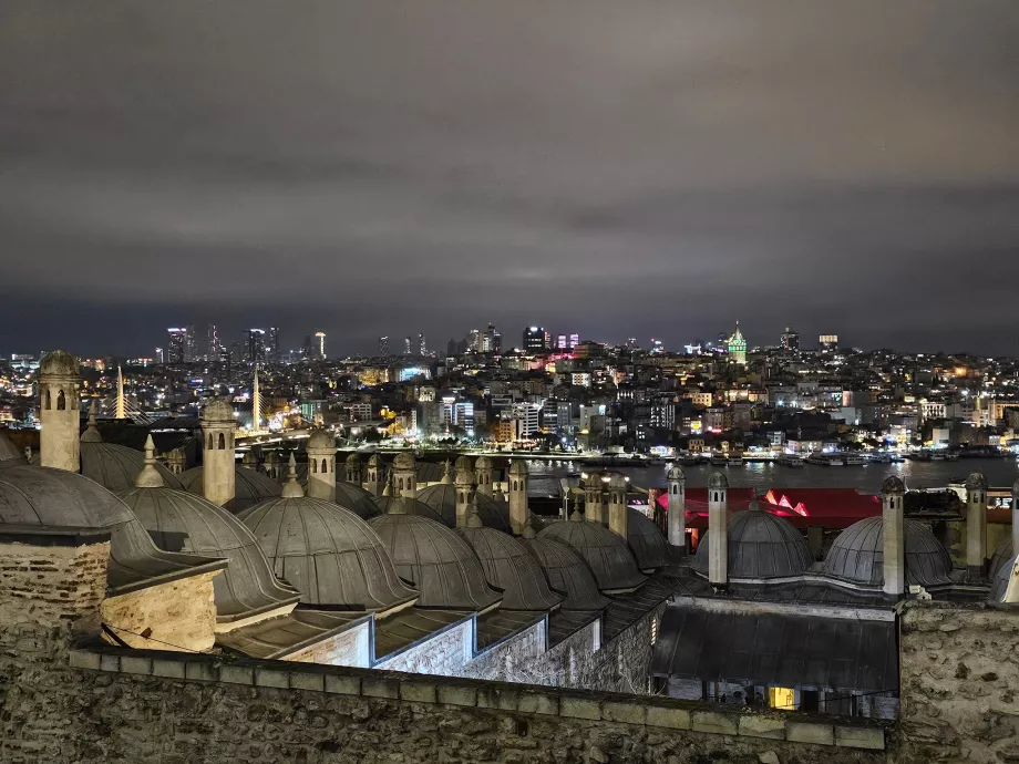 Mesquita de Suleiman, vista de Istambul