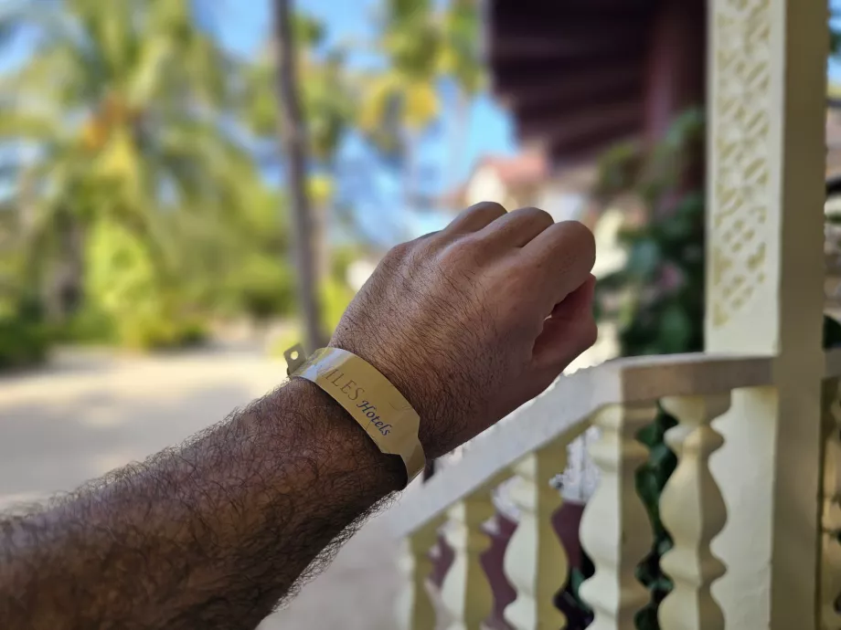 Pulseira de plástico