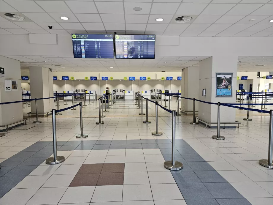 Sala de partidas do Terminal 1