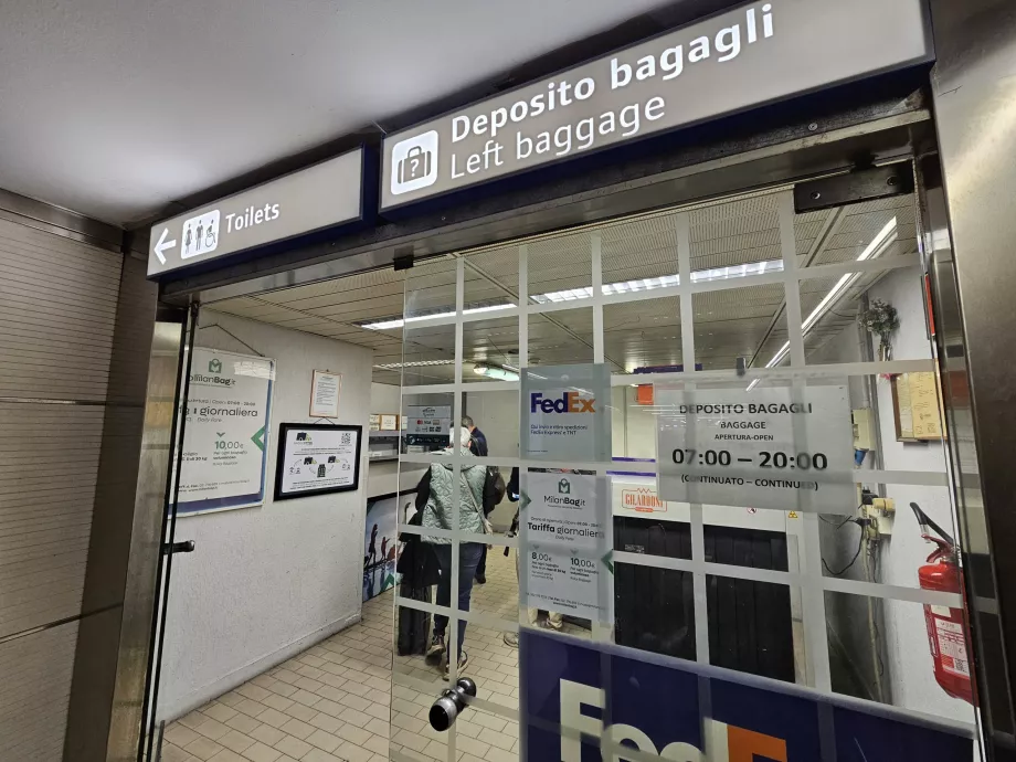 Armazenamento de bagagens