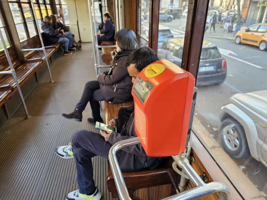 Validador para bilhetes em papel