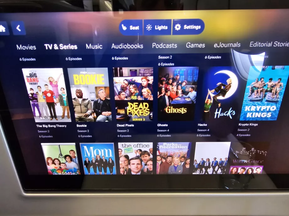 IFE, oferta de séries