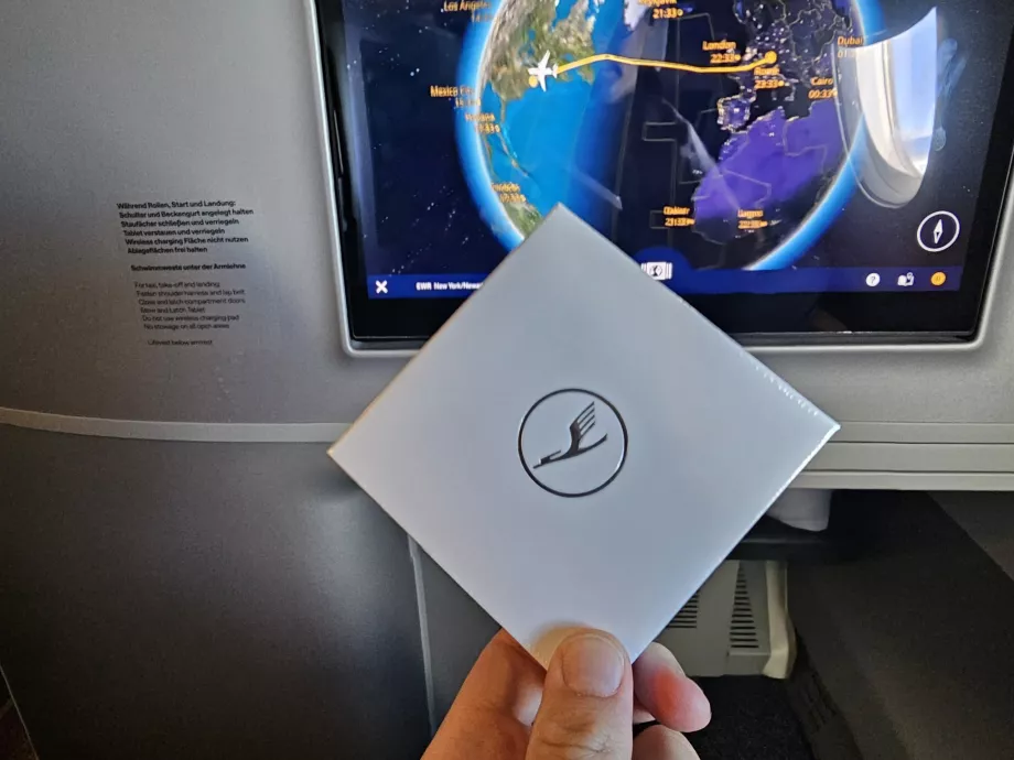 Chocolate antes da aterragem