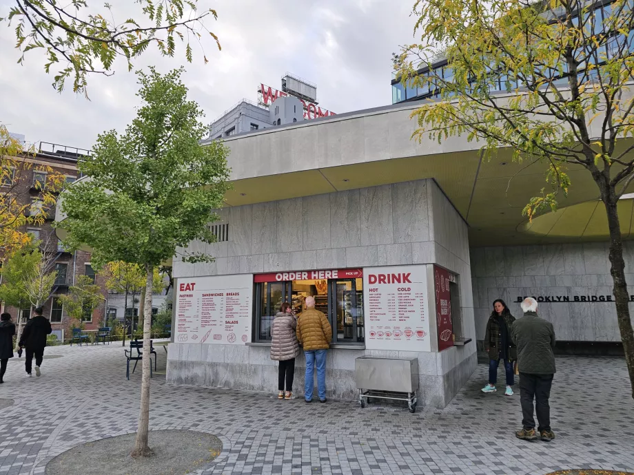 Refrescos no Brooklyn Bridge Park