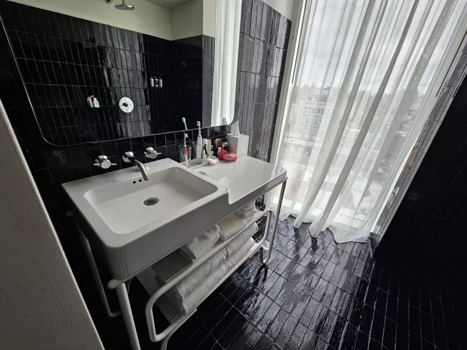 Casa de banho com vista