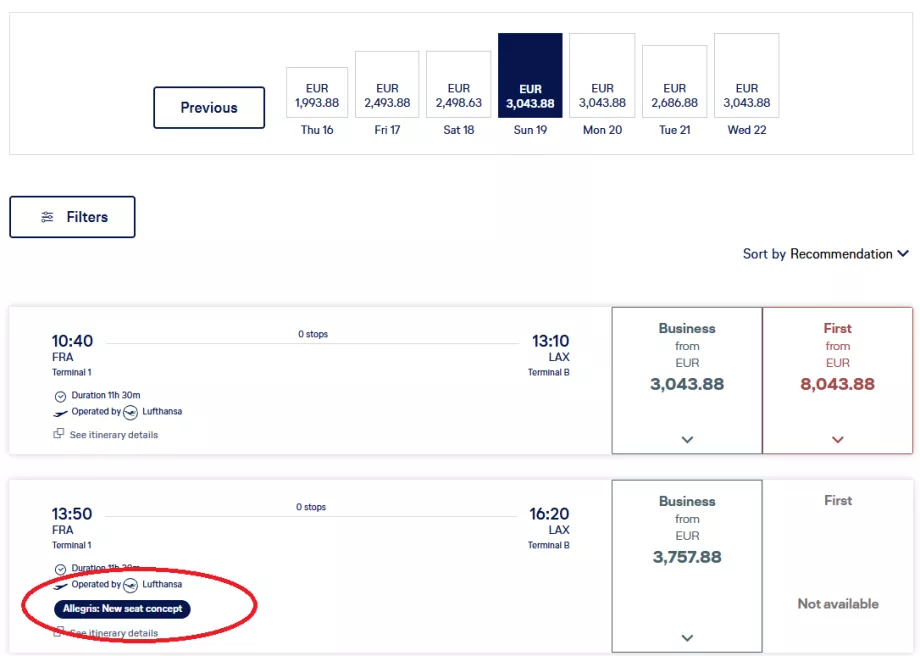 Amostra de descrição de "Allegris"