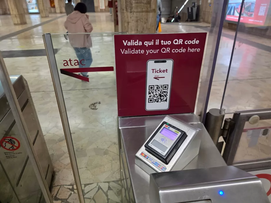 Pagamento de bilhetes sem contacto no metro