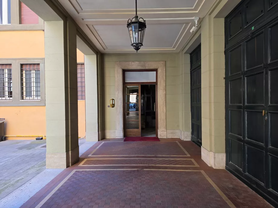 Entrada do hotel