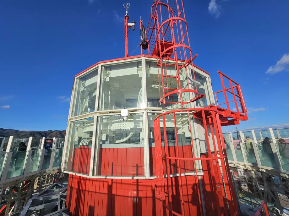 Farol da torre do porto de Kobe