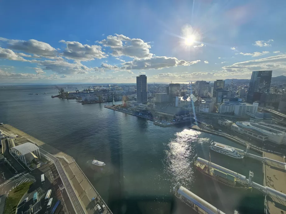 Vista da Torre do Porto de Kobe