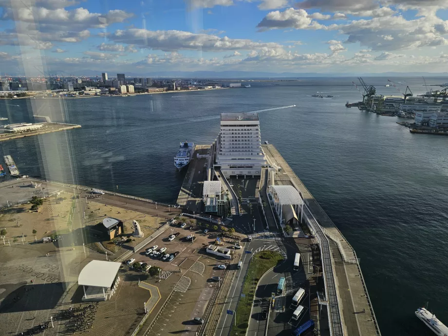 Vista da Torre do Porto de Kobe
