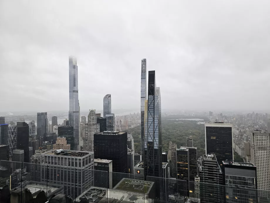 Rockefeller Center - vista para o Central Park