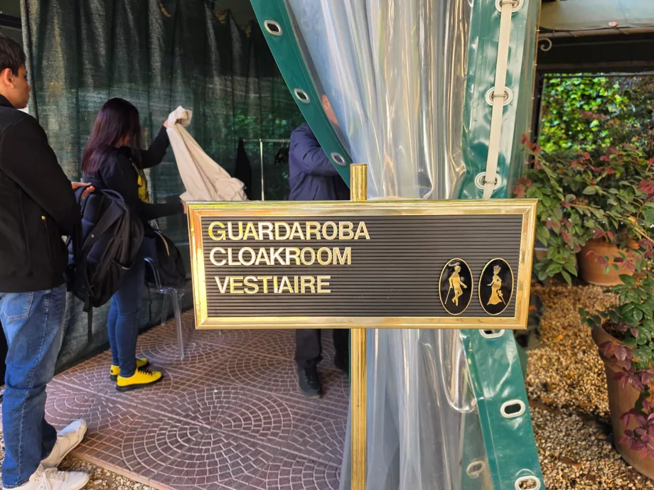 Galleria Colonna, depósito de bagagens