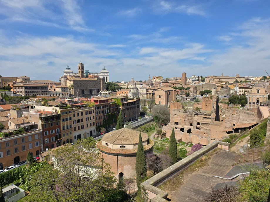 Forum Romanum visto do Palatino