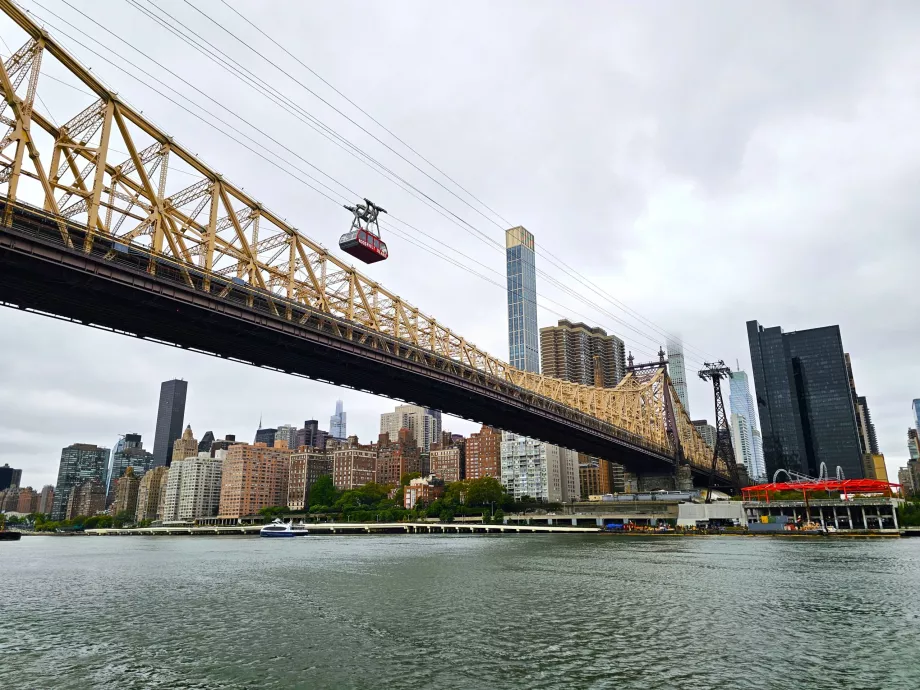 Teleférico para a ilha Roosvelt