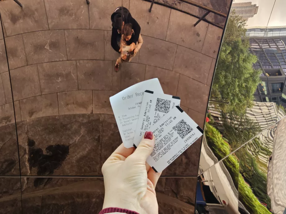 Bilhetes para Vessel