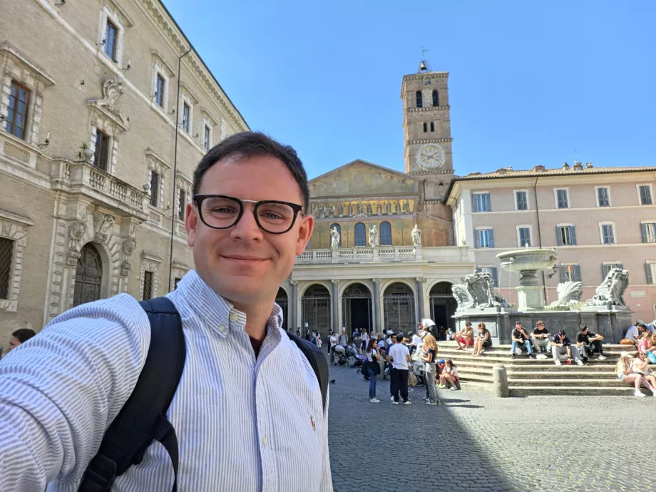 Eu em Trastevere