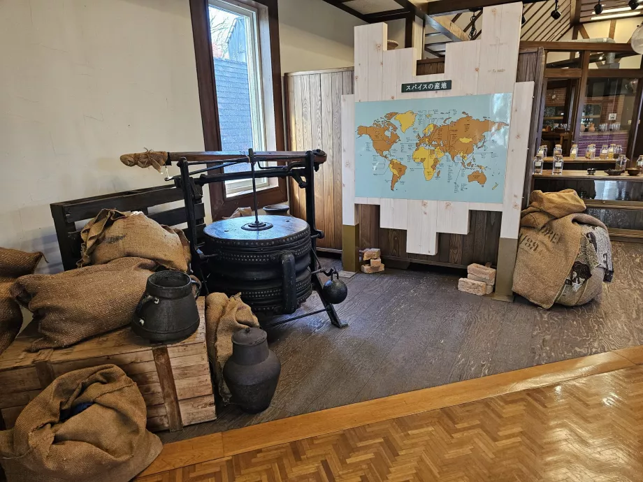 Estufa nos jardins de ervas de Nunobiki