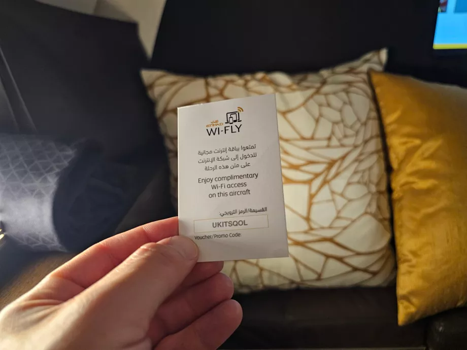Wi-Fi gratuito durante o voo