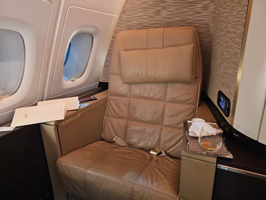 Lugar em primeira classe