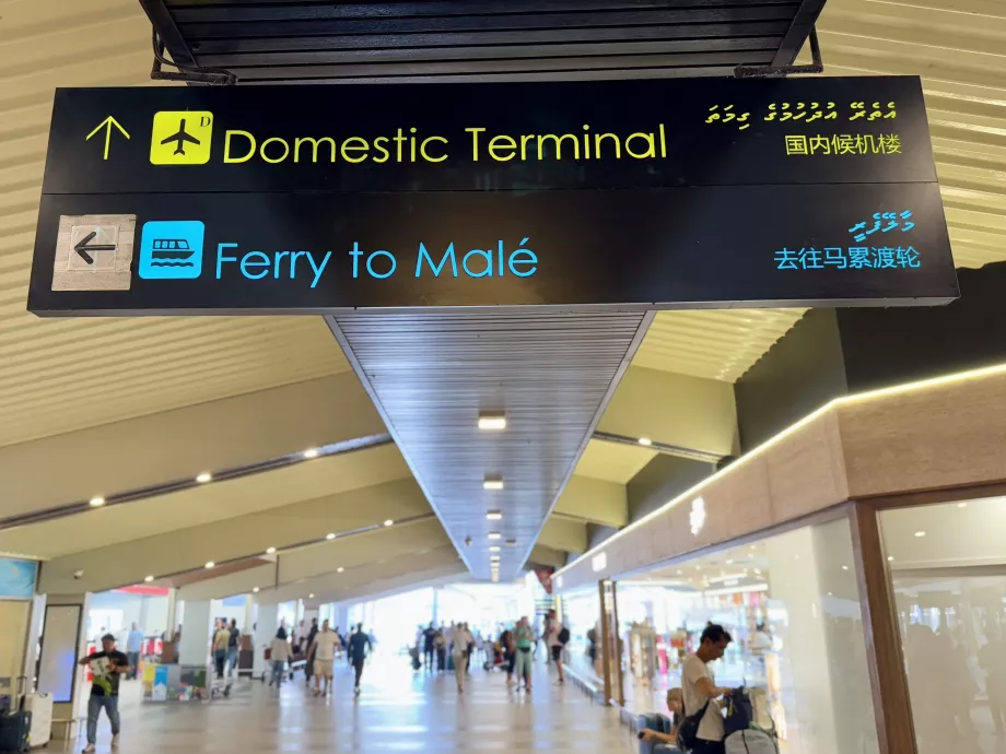 Transferência para o terminal doméstico
