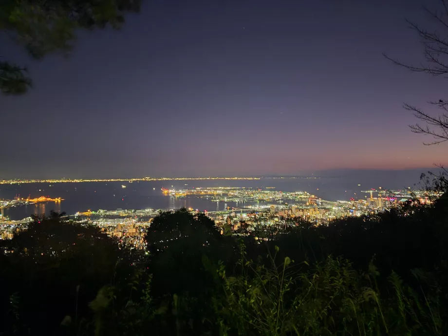 Vista da estação superior do teleférico Maya