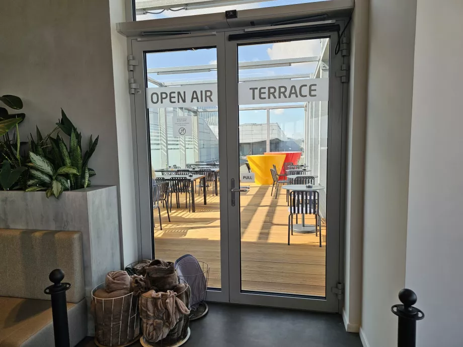 Terraço para ver e fumar