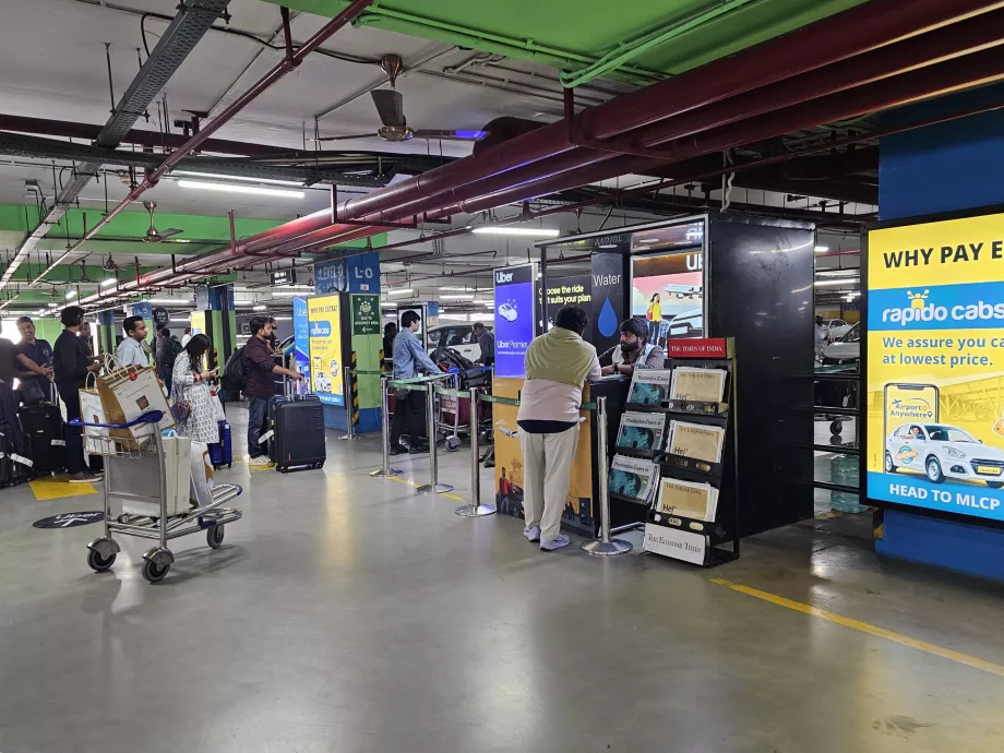 Stand da Uber, Terminal 3
