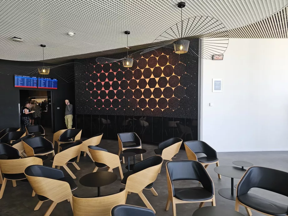 O ambiente geral da sala de estar