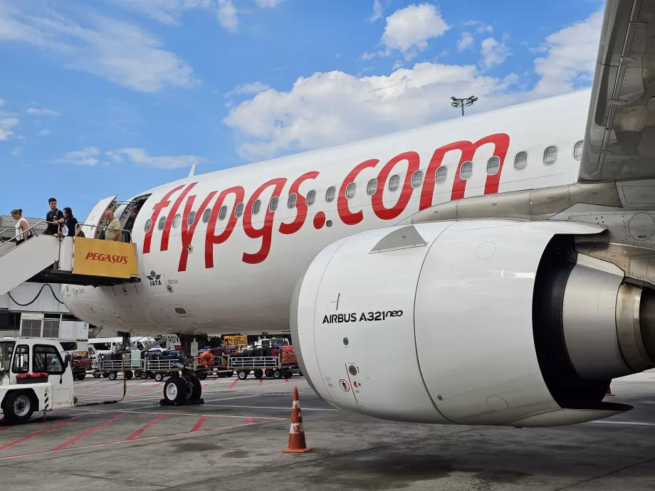 Desembarque, Pegasus Airlines, Aeroporto SAW