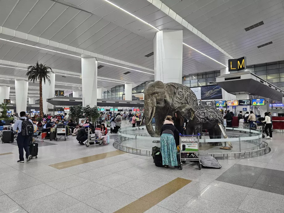 Sala de check-in, Terminal 3