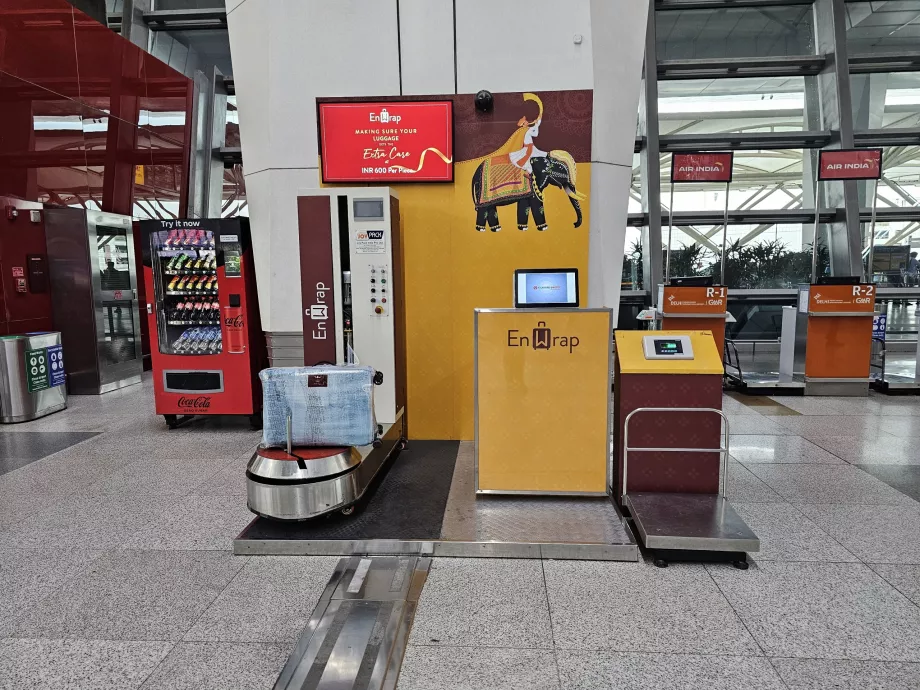 Embalagem de bagagens, Terminal 3