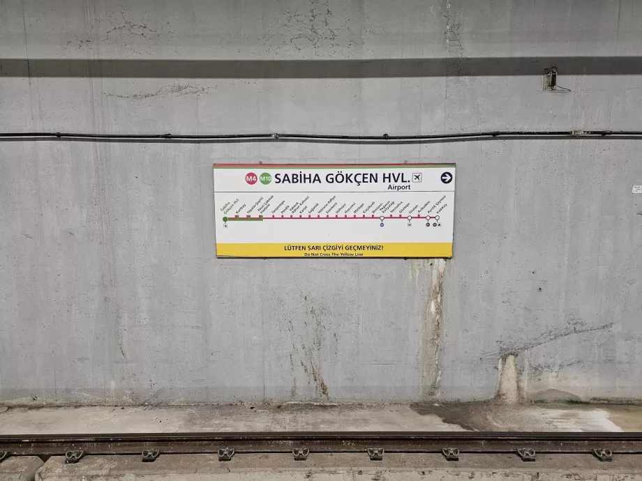 Estação de metro do Aeroporto Sabiha Gokcen