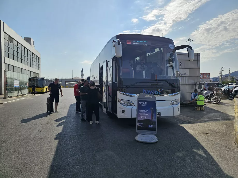 Autocarro Havaist para o aeroporto IST de Istambul
