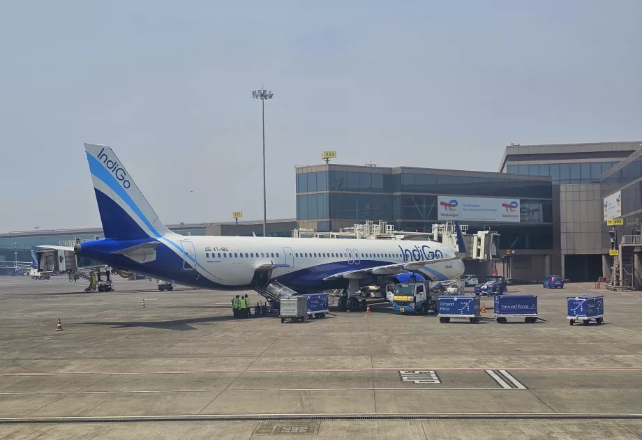 IndiGo, Airbus A320, Aeroporto de Mumbai