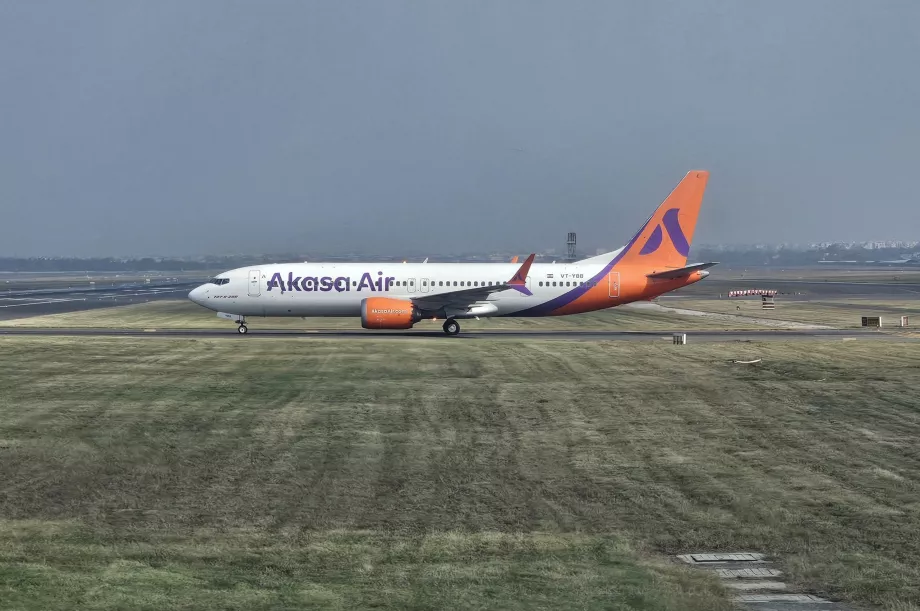 Akasa Air, Boeing 737, Aeroporto de Deli