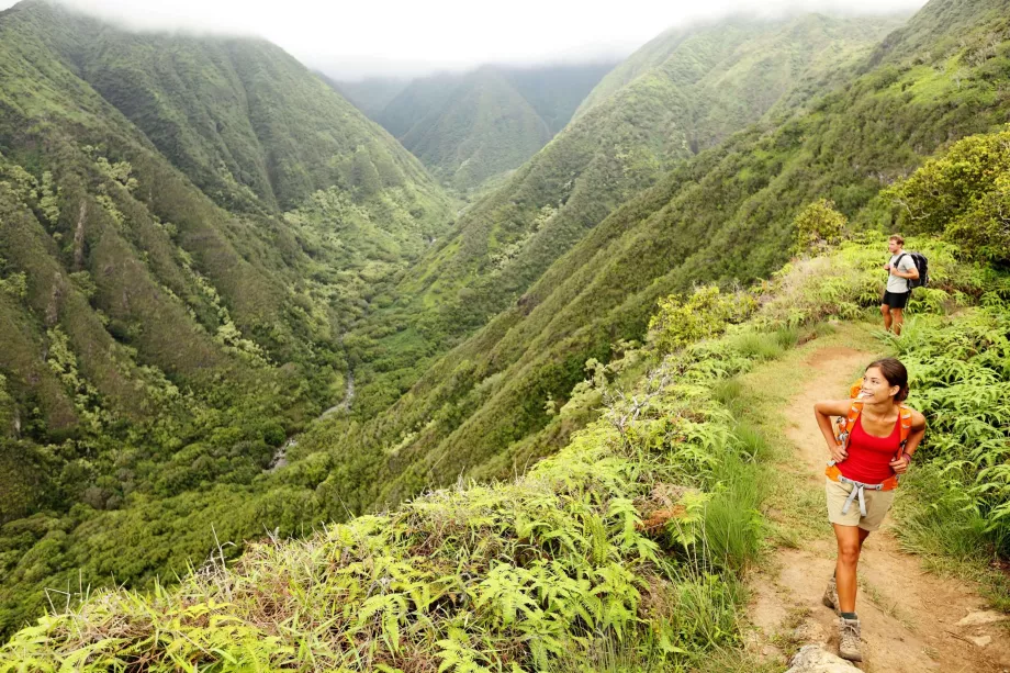 Trilho de Waihee Ridge