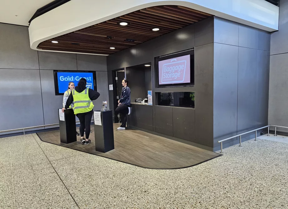 Armazenamento de bagagens, Terminal 2