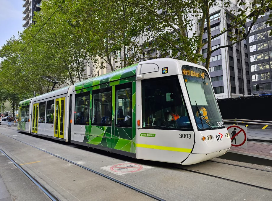 Elétrico em Melbourne