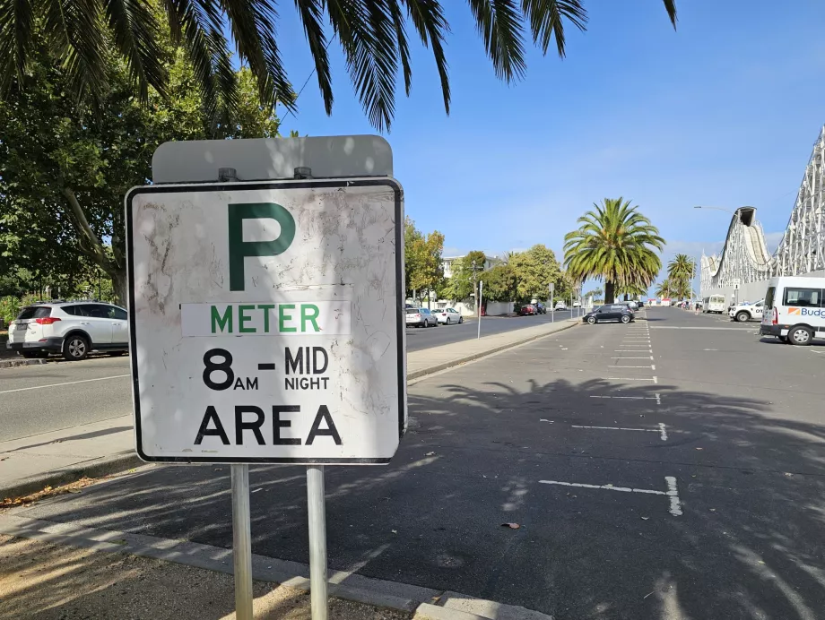 Sinais de estacionamento pago