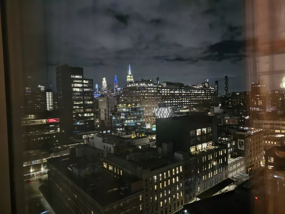 Vista do quarto para o Empire State Building